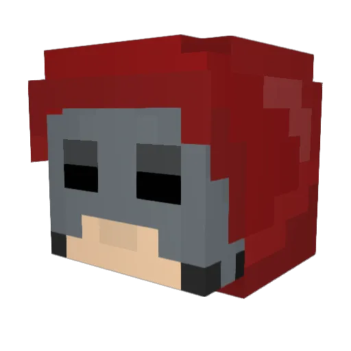 Toggernaut Minecraft avatar head, 3D render