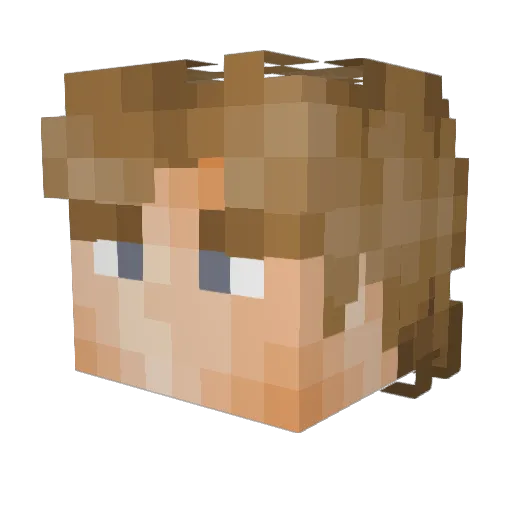 ToggleDestroyer Minecraft avatar head, 3D render