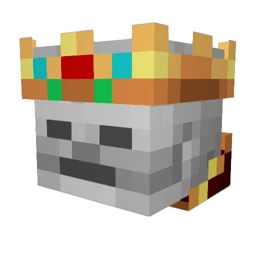 Tohoyi Minecraft avatar head, 3D render