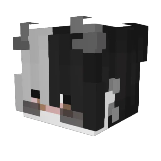 ToiletBonk Minecraft avatar head, 3D render
