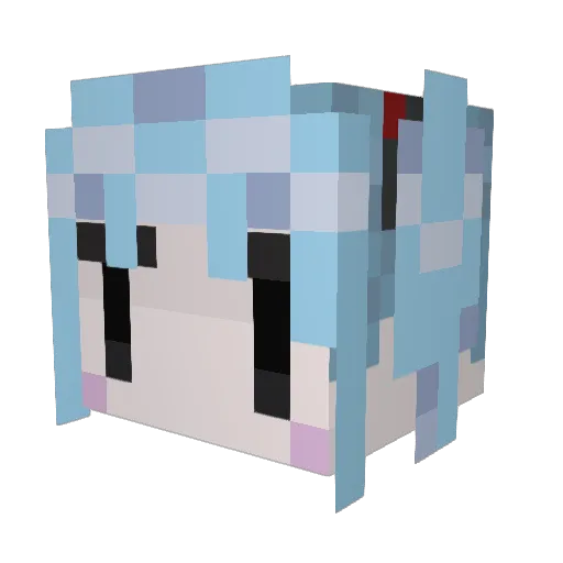 Tojo105 Minecraft avatar head, 3D render