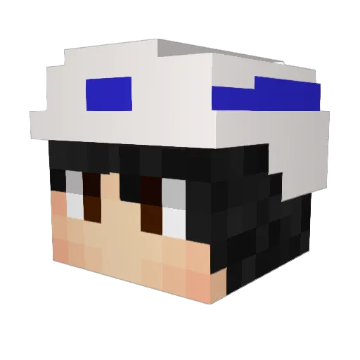 Tojot2006 Minecraft avatar head, 3D render