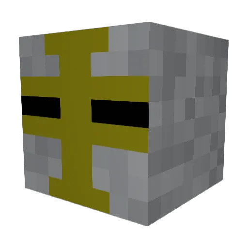 Tojpen Minecraft avatar head, 3D render