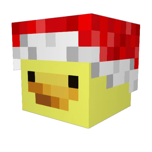 Toka7629 Minecraft avatar head, 3D render