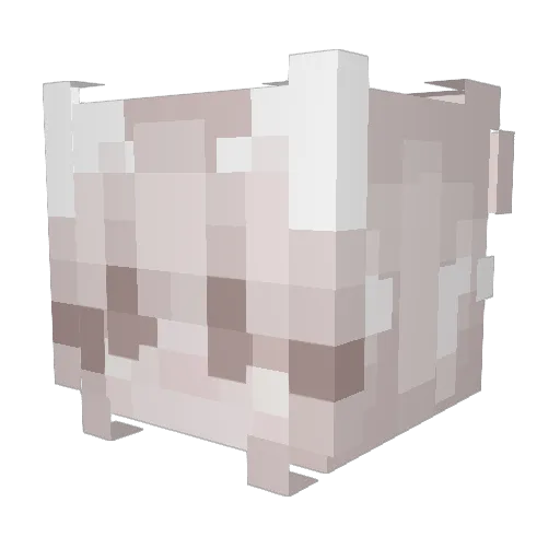 TokaRAMEN Minecraft avatar head, 3D render