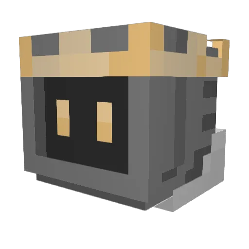 Tokami_Trozo Minecraft avatar head, 3D render