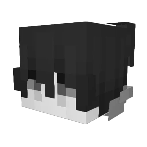 TokasG Minecraft avatar head, 3D render