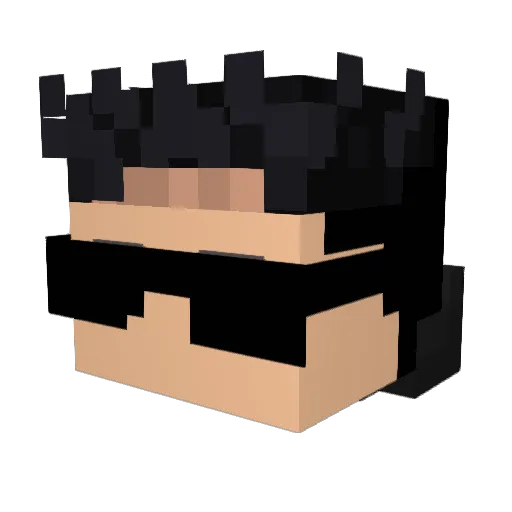 Tokatsu564 Minecraft avatar head, 3D render