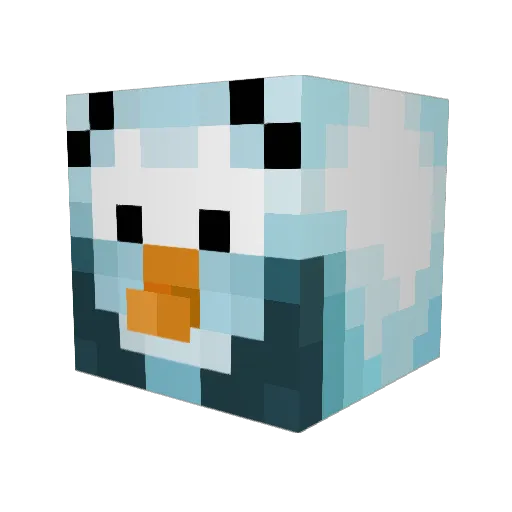 TokeNyg Minecraft avatar head, 3D render