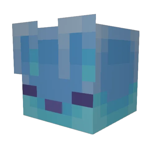 TokeTH Minecraft avatar head, 3D render