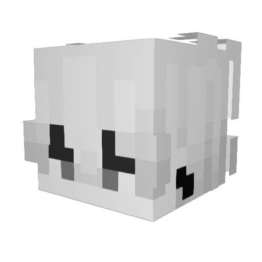 TokenMC_ Minecraft avatar head, 3D render