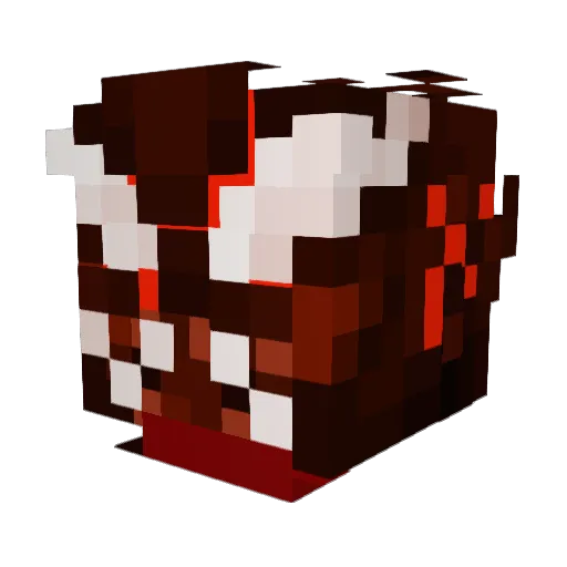 Toki967 Minecraft avatar head, 3D render