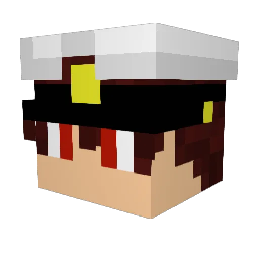 Tokikage11 Minecraft avatar head, 3D render