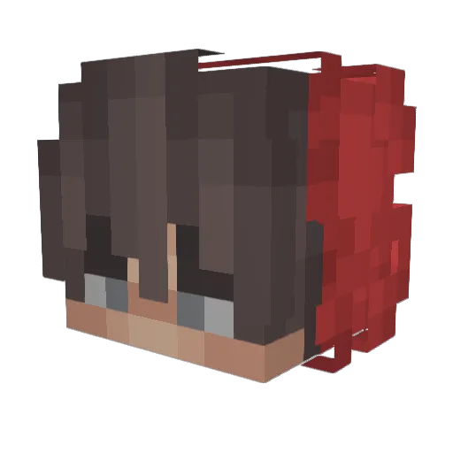 TokinSmoke Minecraft avatar head, 3D render
