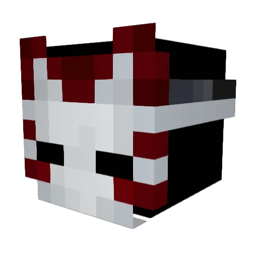 TokioDos Minecraft avatar head, 3D render