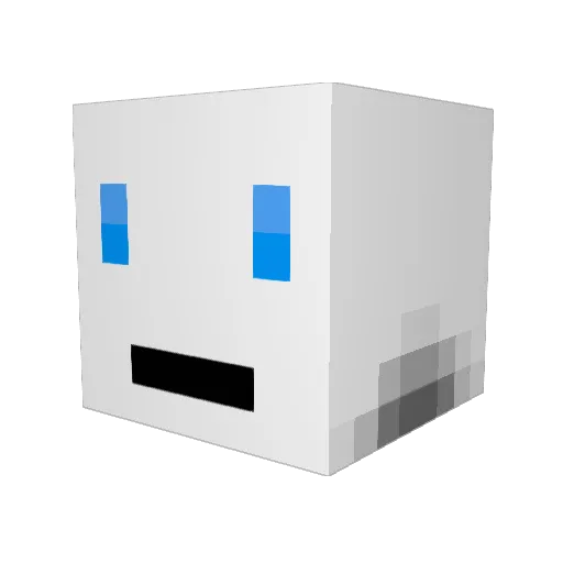 Tokken18 Minecraft avatar head, 3D render