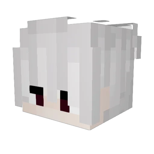 Tokkyokk Minecraft avatar head, 3D render