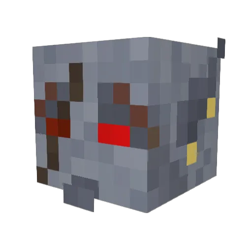 Tokodia Minecraft avatar head, 3D render