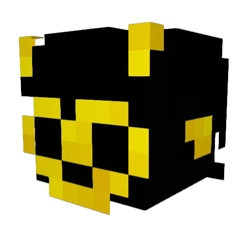 Toksyos Minecraft avatar head, 3D render