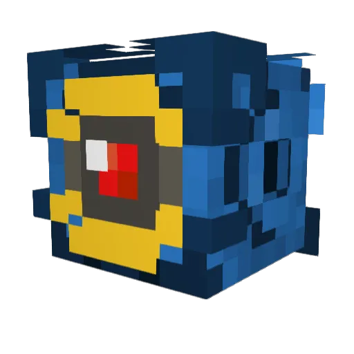 Tokw1n Minecraft avatar head, 3D render