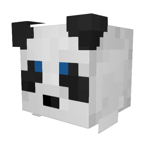 Tokyboky Minecraft avatar head, 3D render