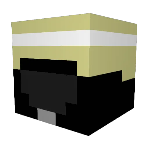 TokyoFox Minecraft avatar head, 3D render