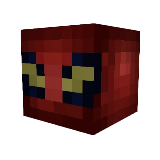 Toldolt Minecraft avatar head, 3D render