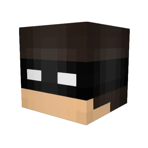 Toledo_29 Minecraft avatar head, 3D render