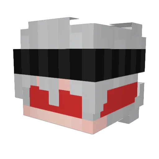 Tolikoo Minecraft avatar head, 3D render