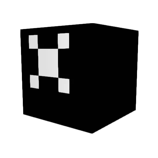 TollDoll Minecraft avatar head, 3D render