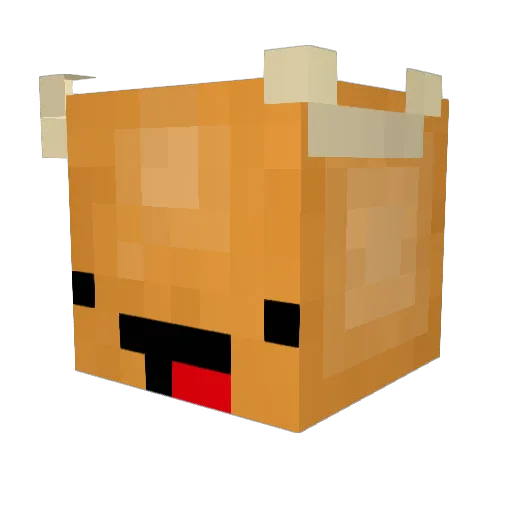 Tollorn Minecraft avatar head, 3D render