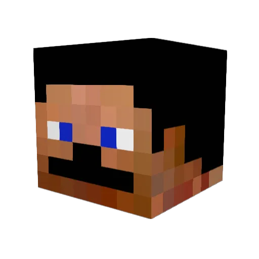 ToloPDF Minecraft avatar head, 3D render