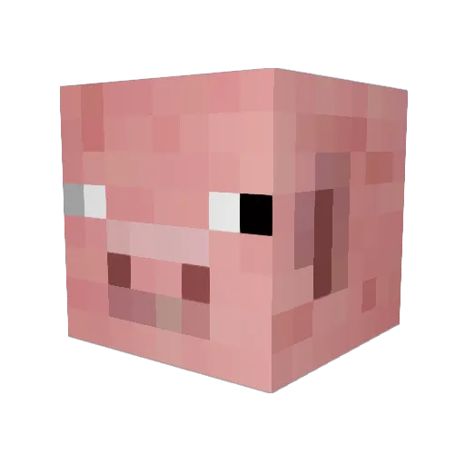 Tom3399 Minecraft avatar head, 3D render