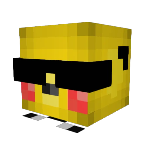 TomAndreCool Minecraft avatar head, 3D render