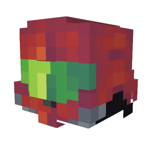 TomCruiseHD Minecraft avatar head, 3D render