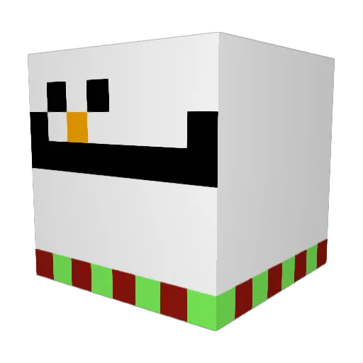 TomEye Minecraft avatar head, 3D render