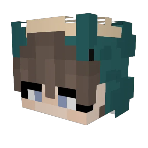 TomF04 Minecraft avatar head, 3D render