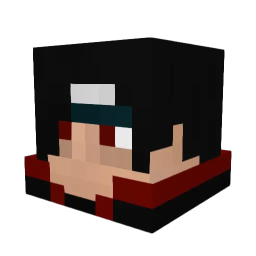 TomGilboy Minecraft avatar head, 3D render