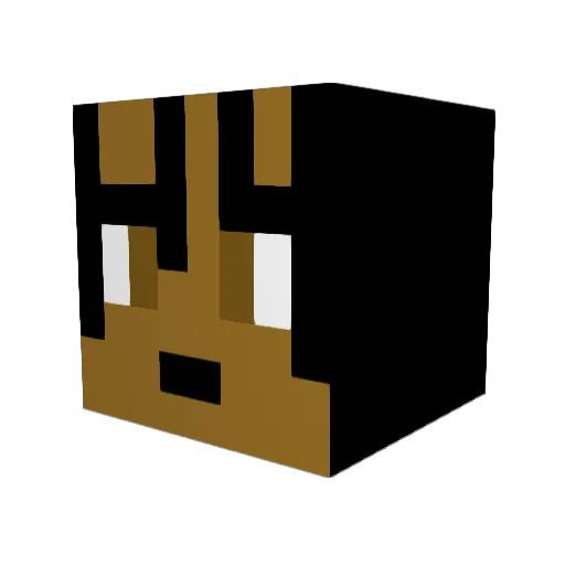 TomHasFound404 Minecraft avatar head, 3D render