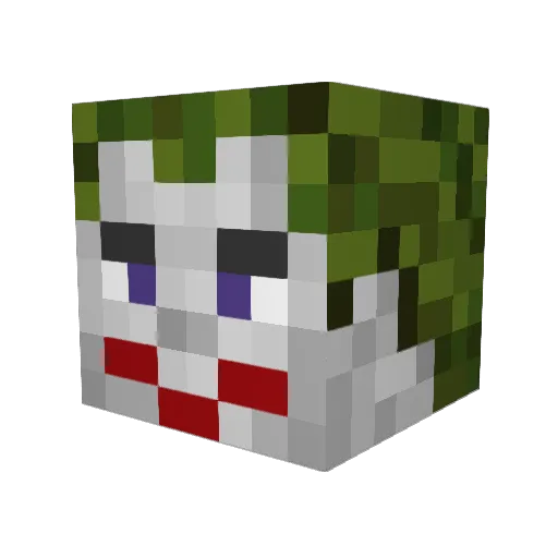 TomLaw94 Minecraft avatar head, 3D render
