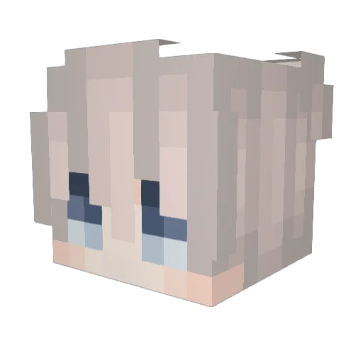 TomLotti Minecraft avatar head, 3D render