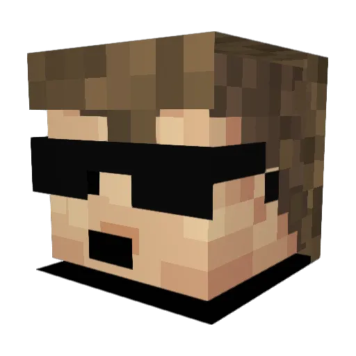 TomMayor Minecraft avatar head, 3D render