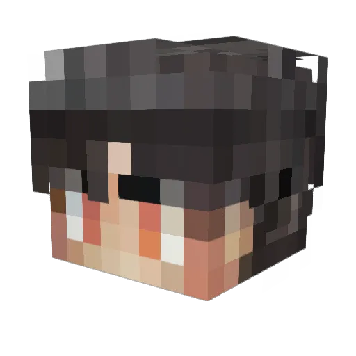 TomOlth Minecraft avatar head, 3D render