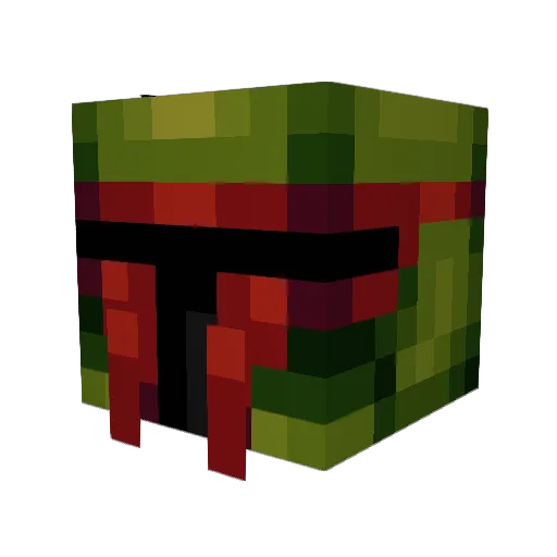 TomP898 Minecraft avatar head, 3D render