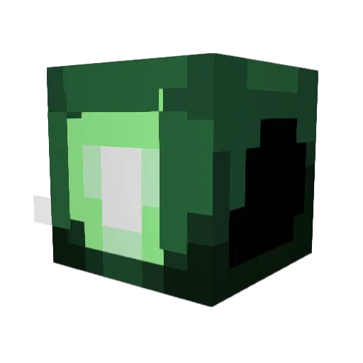 Tom_II Minecraft avatar head, 3D render
