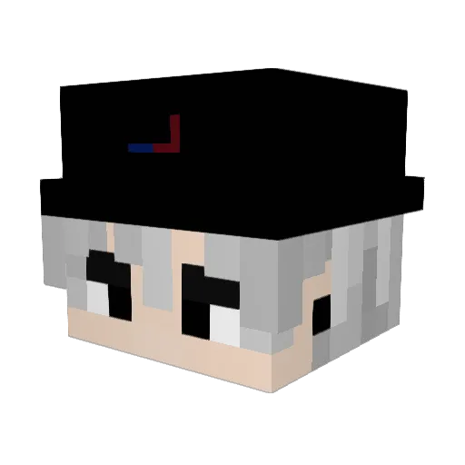 Tomahalk001 Minecraft avatar head, 3D render