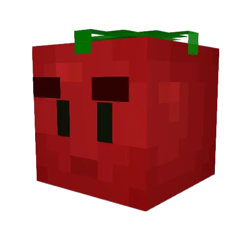 Tomako333 Minecraft avatar head, 3D render