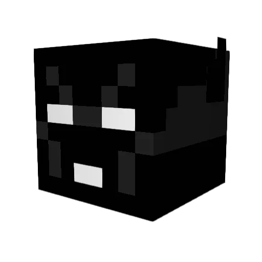Tomansino Minecraft avatar head, 3D render