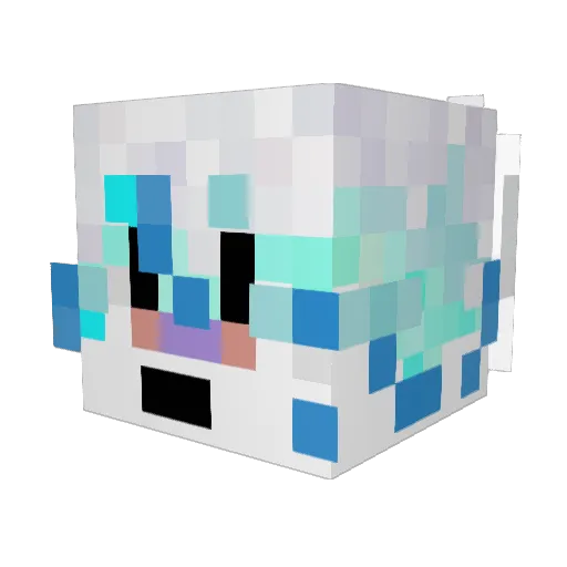 TomasAhSecas Minecraft avatar head, 3D render