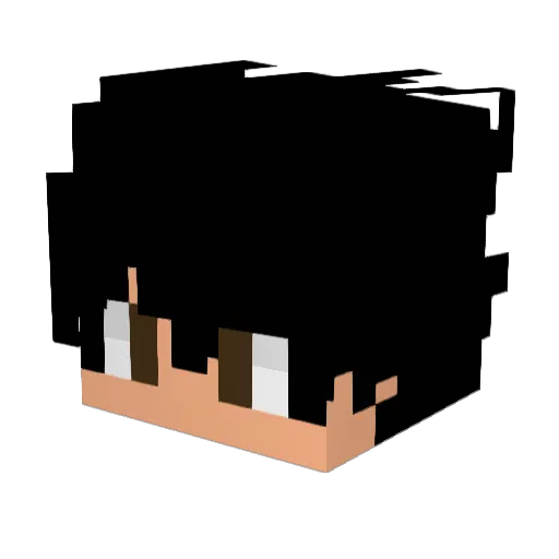 TomasDL Minecraft avatar head, 3D render